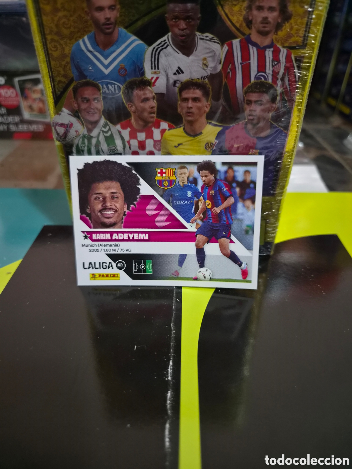 Cromos de f&uacute;tbol: N&deg;19 Fichaje Adeyemi Liga Este 26/27