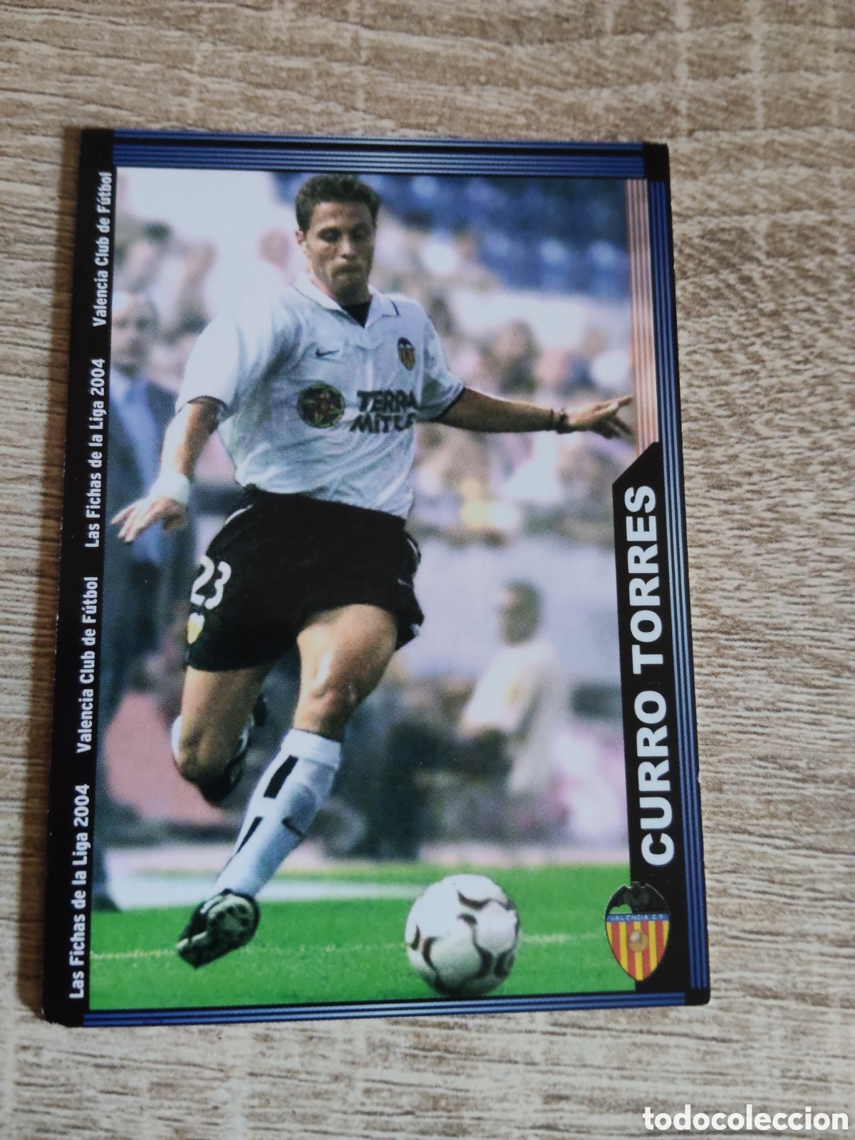 Football Stickers: Mundicromo las fichas de la liga 2004 114 Curro Torres Valencia