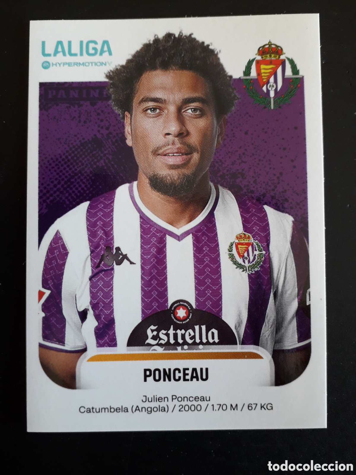 Football Stickers: PONCEAU VALLADOLID N&deg; 395 B LALIGA HYPERMOTION 25 26 2025 2026 PANINI SIN PEGAR PEDIDO M&Iacute;NIMO 3&euro;