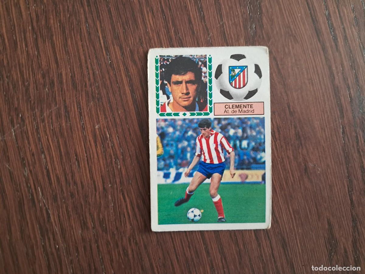 Football Stickers: cromo de futbol, edic. Este 83-84, Clemente, At. de Madrid. sin pegar.