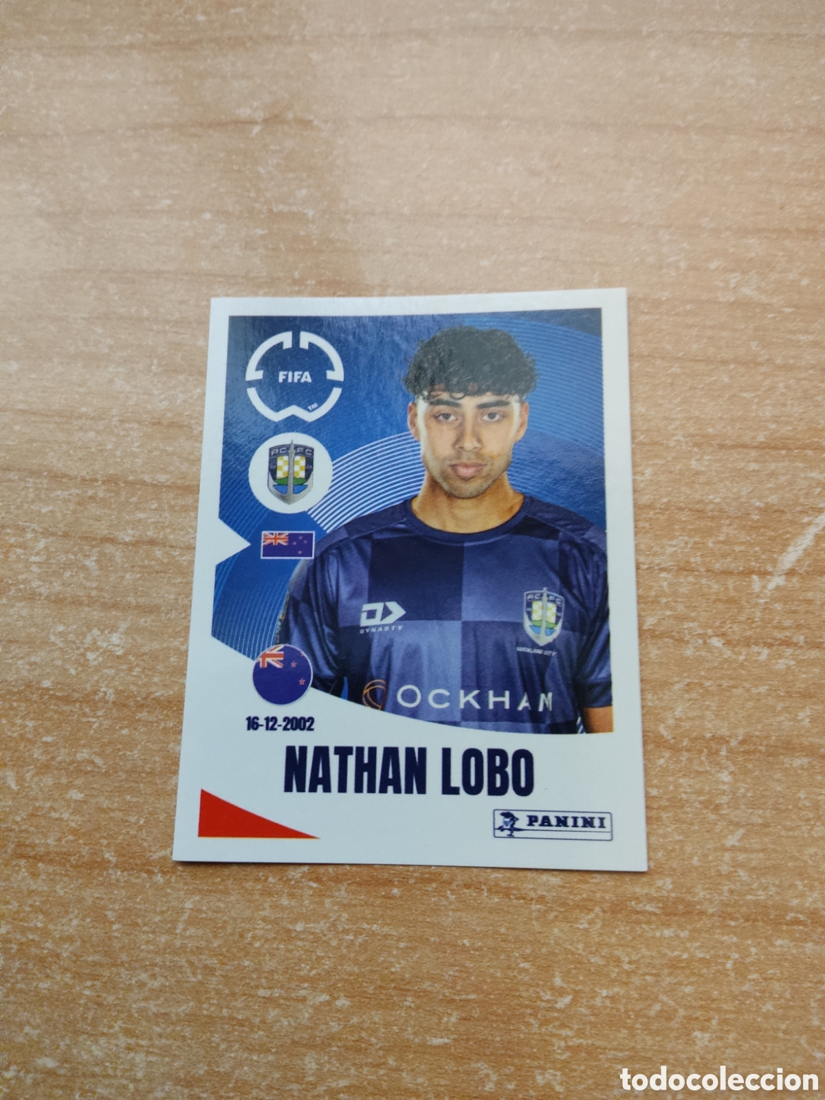 Football Stickers: 139 NATHAN LOBO AUCKLAND CITY FIFA CLUB WORLD CUP 2025