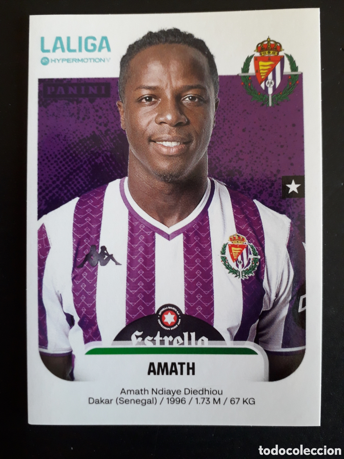 Figurine di Calcio: AMATH VALLADOLID N&deg; 396 LALIGA HYPERMOTION 25 26 2025 2026 PANINI SIN PEGAR PEDIDO M&Iacute;NIMO 3&euro;