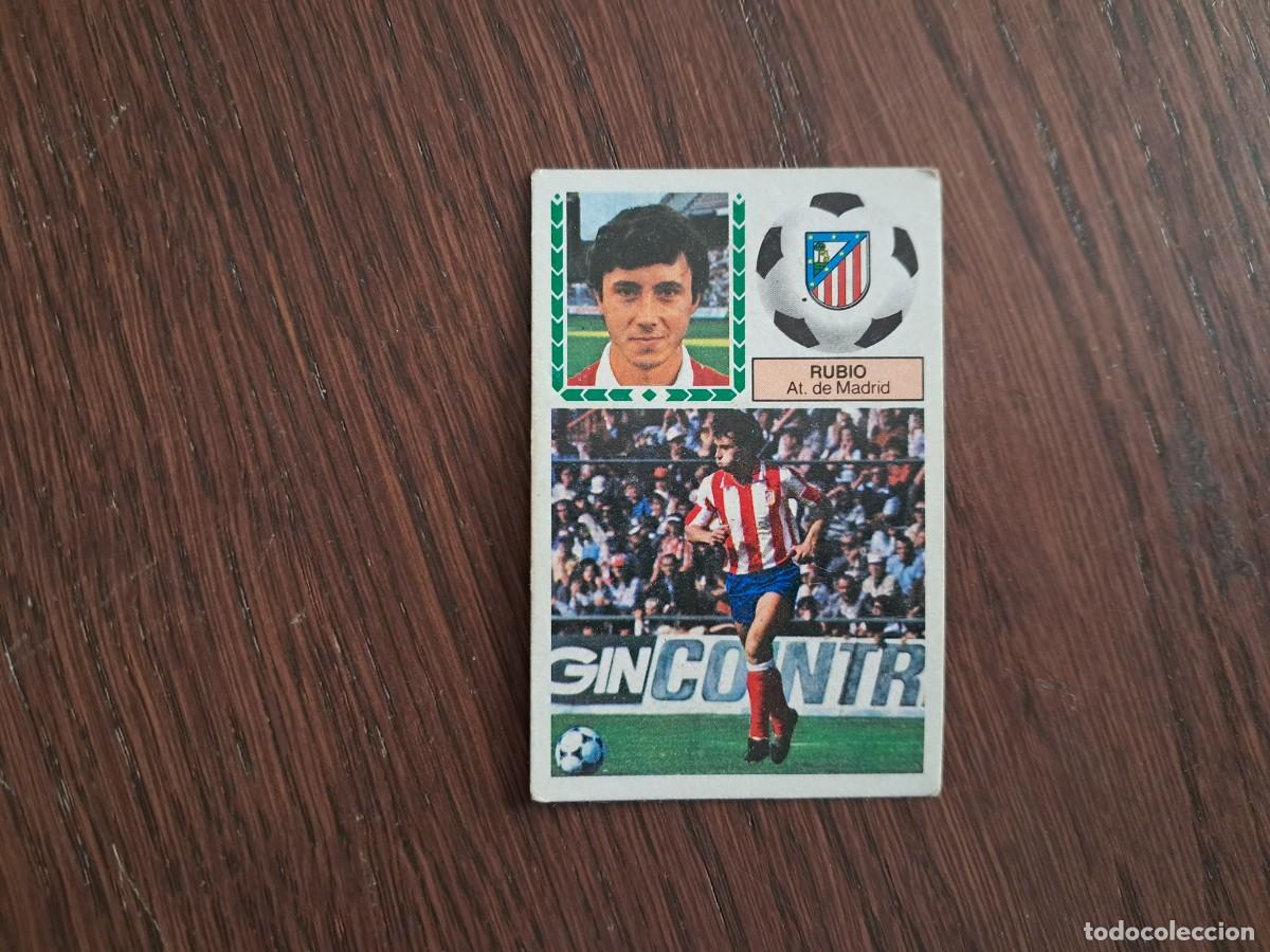 Figurine di Calcio: cromo de futbol, edic. Este 83-84, Rubio, At. de Madrid. sin pegar.