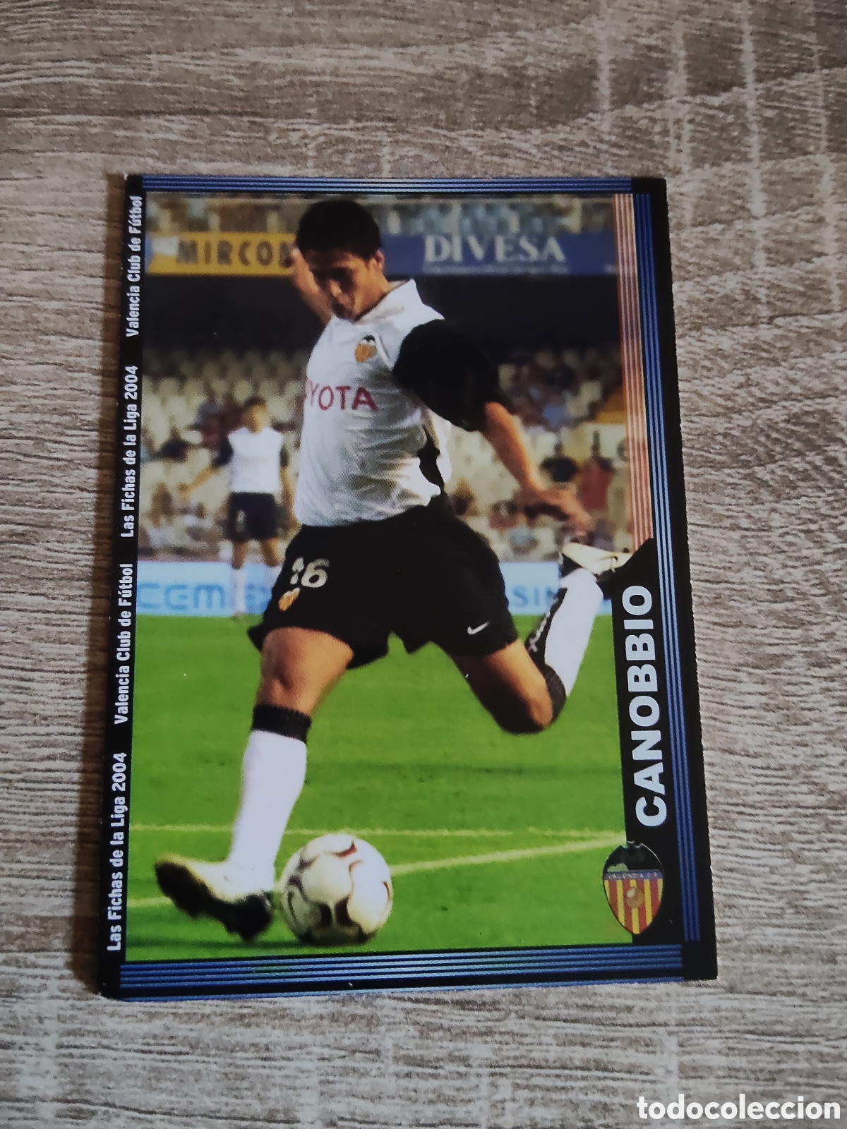 Figurine di Calcio: Mundicromo las fichas de la liga 2004 125 Canobbio Valencia