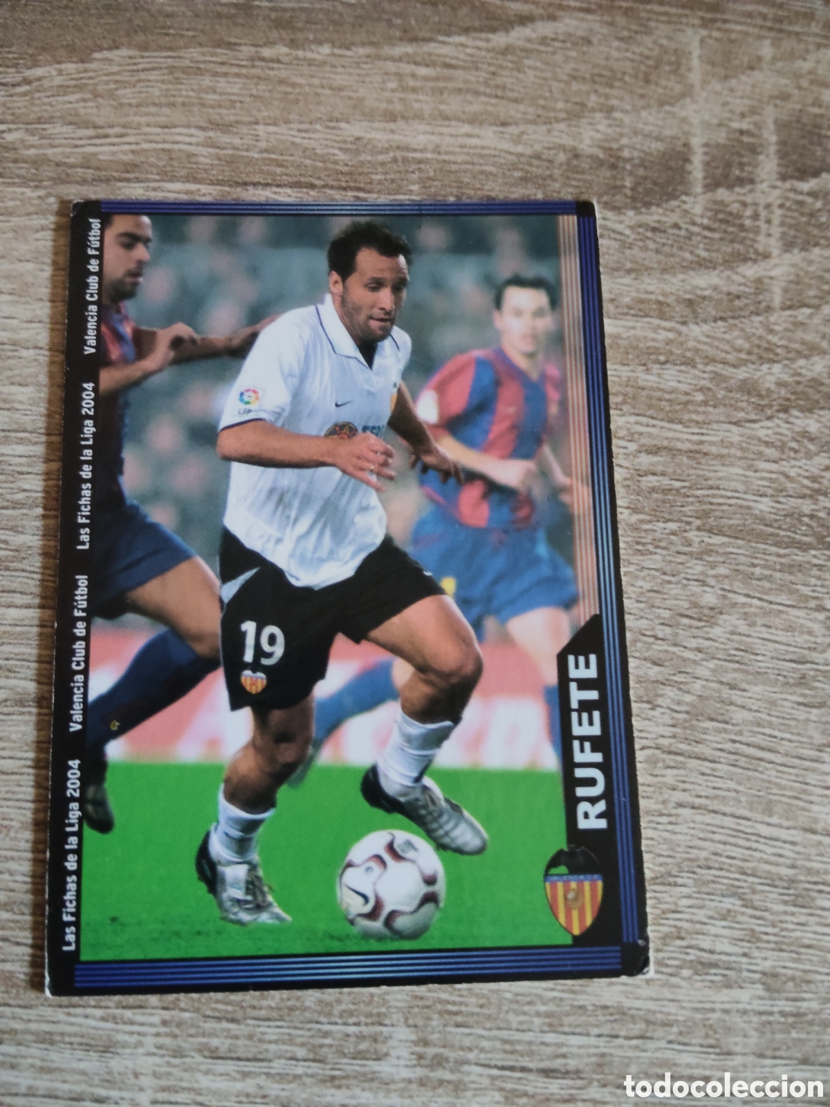 Figurine di Calcio: Mundicromo las fichas de la liga 2004 127 Rufete Valencia