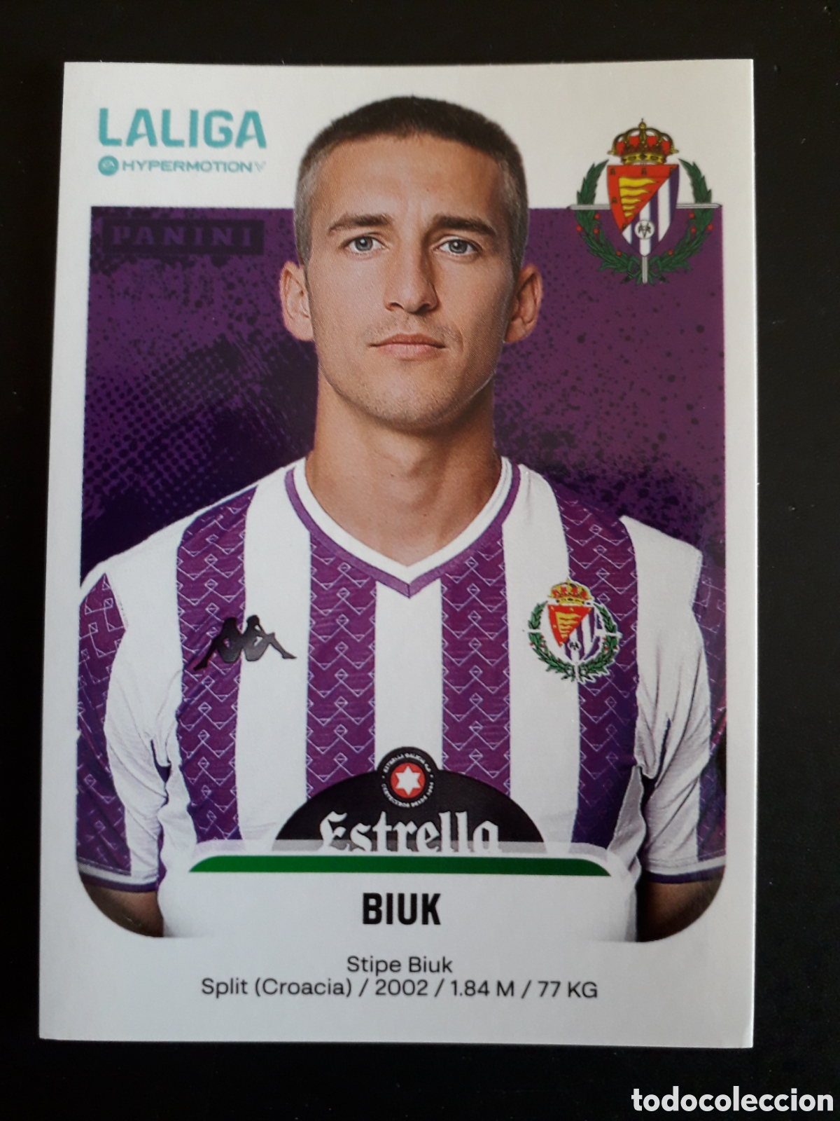 Figurine di Calcio: BIUK VALLADOLID N&deg; 397 LALIGA HYPERMOTION 25 26 2025 2026 PANINI SIN PEGAR PEDIDO M&Iacute;NIMO 3&euro;