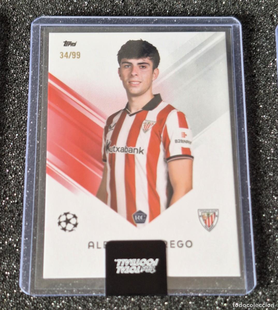 Football Stickers: Alejandro Rego Athletic de Bilbao Topps Total Football 34/99 Rookie RC