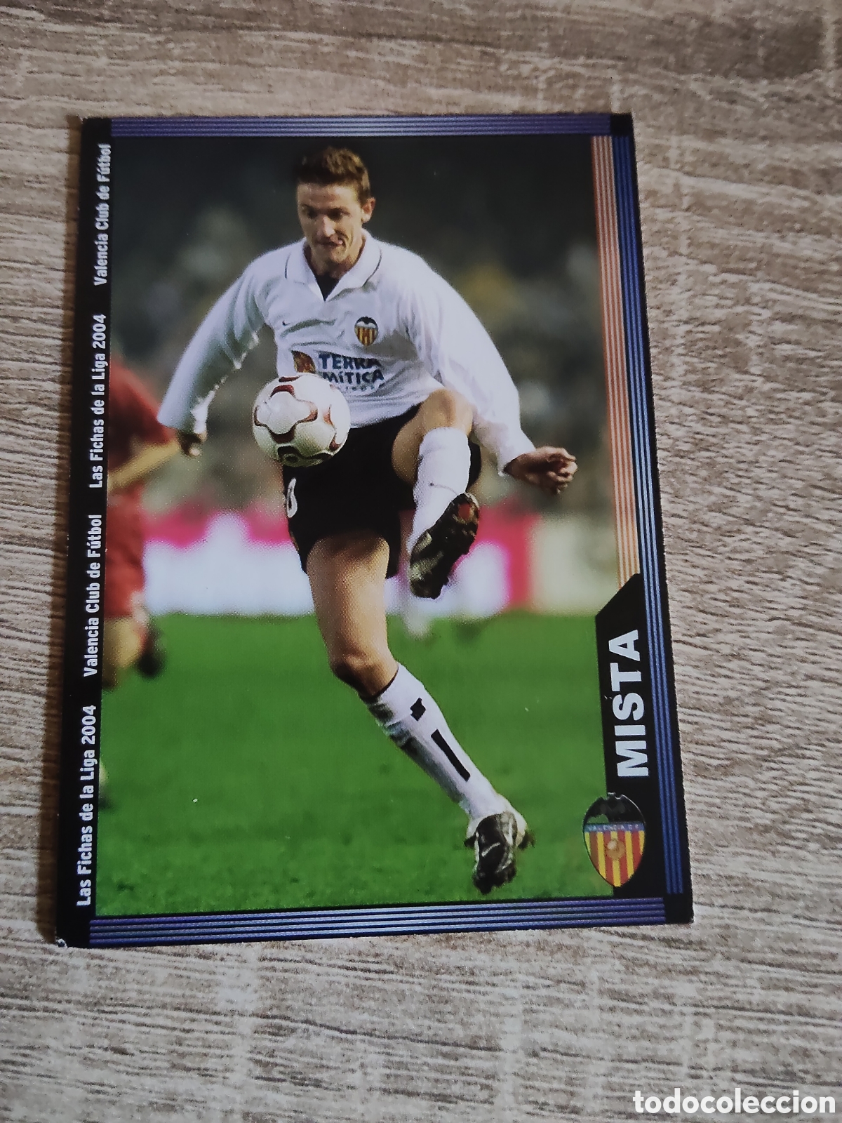 Figurine di Calcio: Mundicromo las fichas de la liga 2004 130 Mista Valencia
