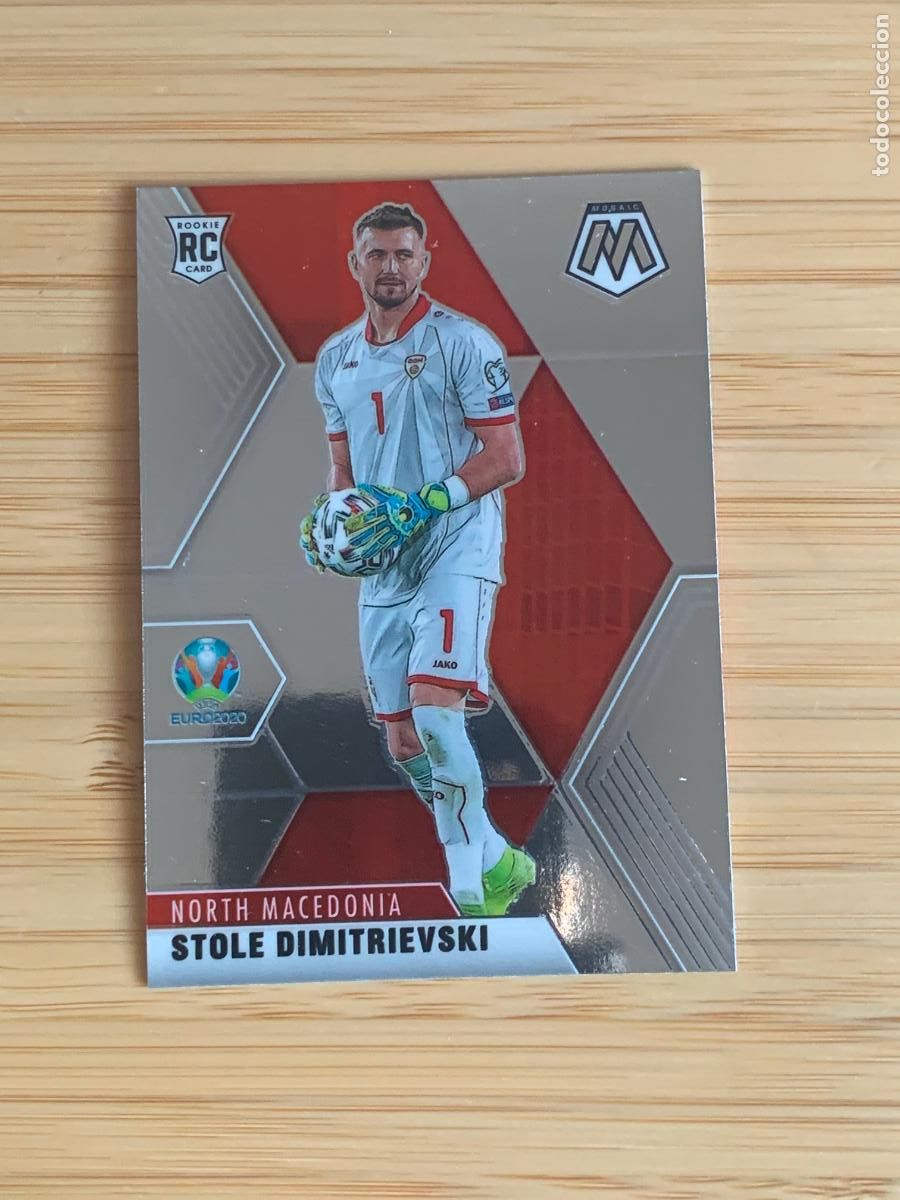 Cromos de f&uacute;tbol: STOLE DIMITRIEVSKI - NORTH MACEDONIA - PANINI MOSAIC EURO2020