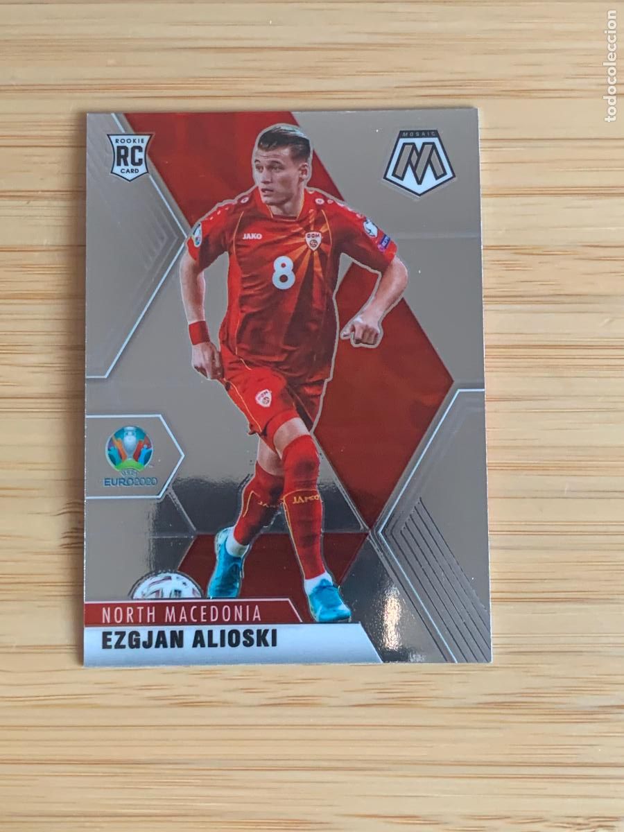 Cromos de f&uacute;tbol: EZGJAN ALIOSKI - NORTH MACEDONIA - PANINI MOSAIC EURO2020