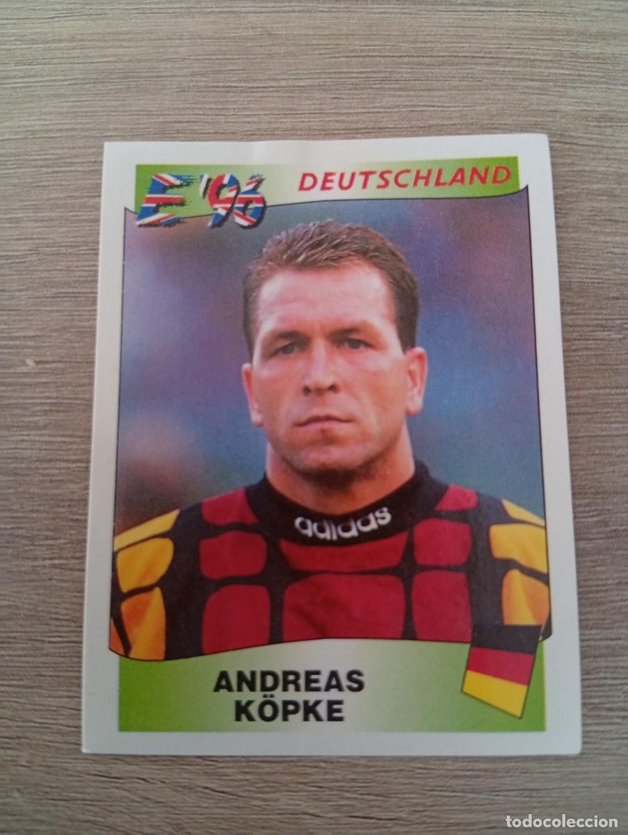 Cromos de f&uacute;tbol: ANDREAS KOPKE 197 ALEMANIA EURO EUROCOPA 1996 96 PANINI NUNCA PEGADO