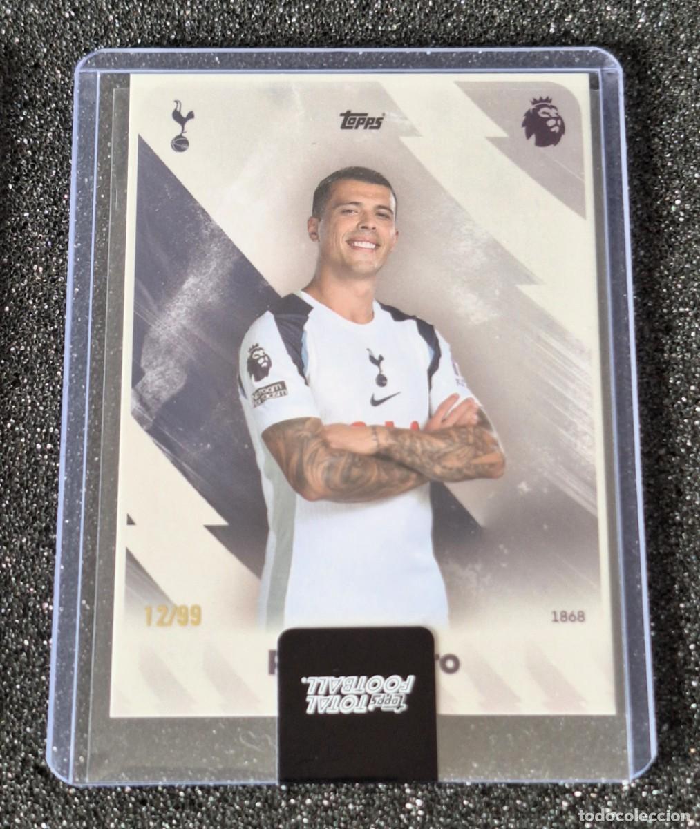 Cromos de f&uacute;tbol: Pedro Porro Tottenham Topps Total Football 12/99