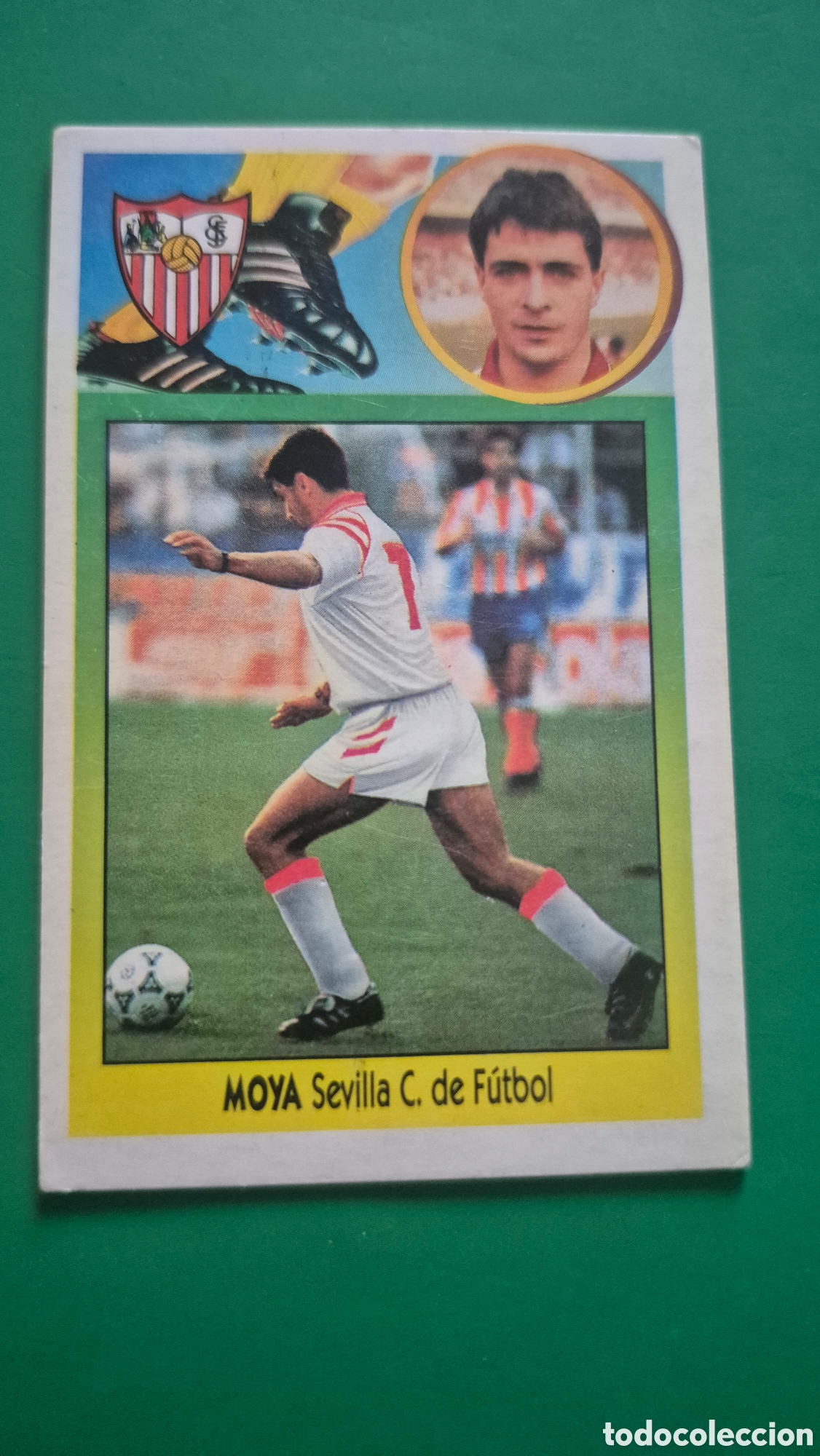 Cromos de f&uacute;tbol: MOYA SEVILLA FICHAJE 12 ADHESIVO LIGA ESTE 1993/94 93 94 NUNCA PEGADO SIN PEGAR