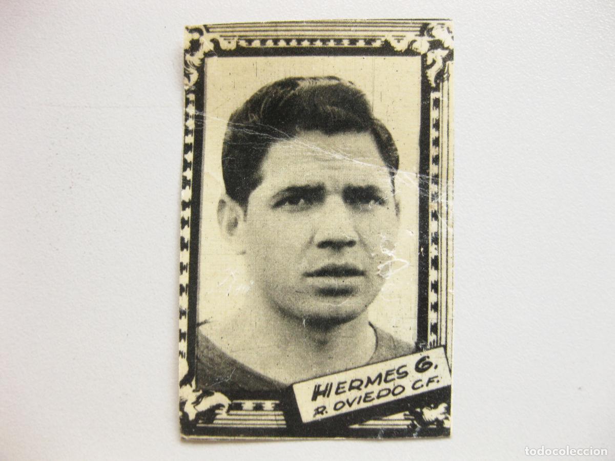 Football Stickers: CROMO DE HERMES G. REAL OVIEDO. ALBUM DE FUTBOL DEL CAMPEONATO DE LIGA 1959. EDITORIAL FHER