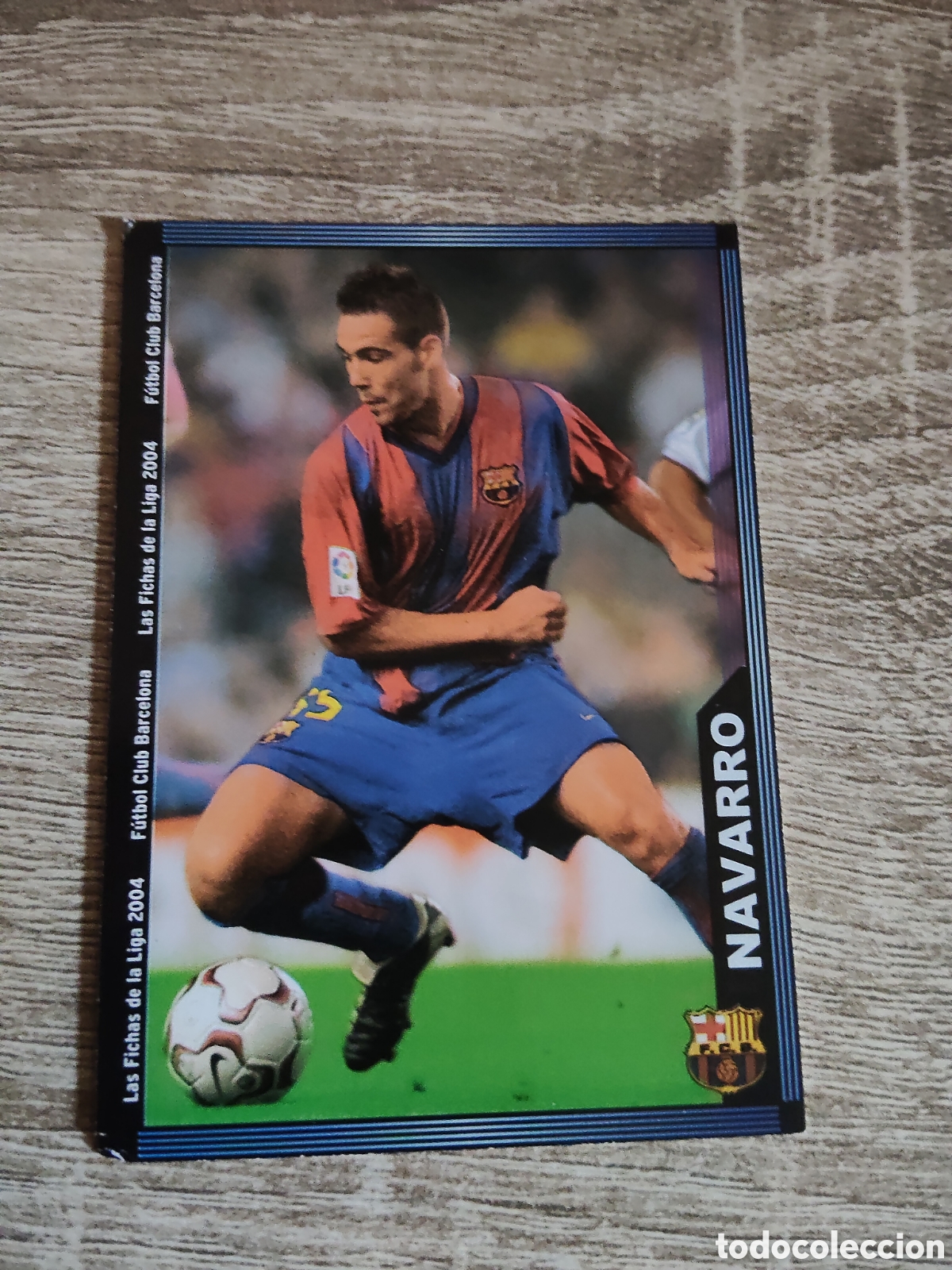Cromos de f&uacute;tbol: Mundicromo las fichas de la liga 2004 144 Navarro Barcelona