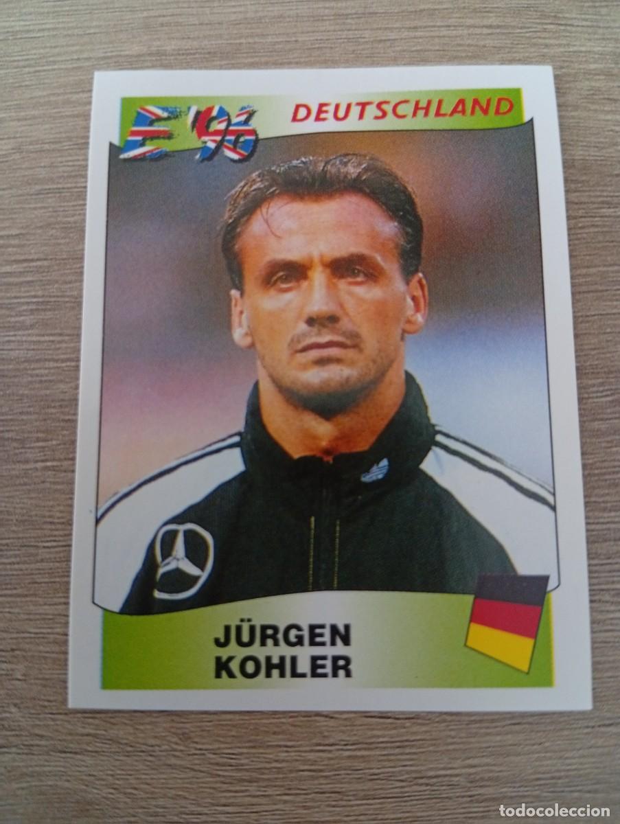 Cromos de f&uacute;tbol: JURGEN KOHLER 200 ALEMANIA EURO EUROCOPA 1996 96 PANINI NUNCA PEGADO