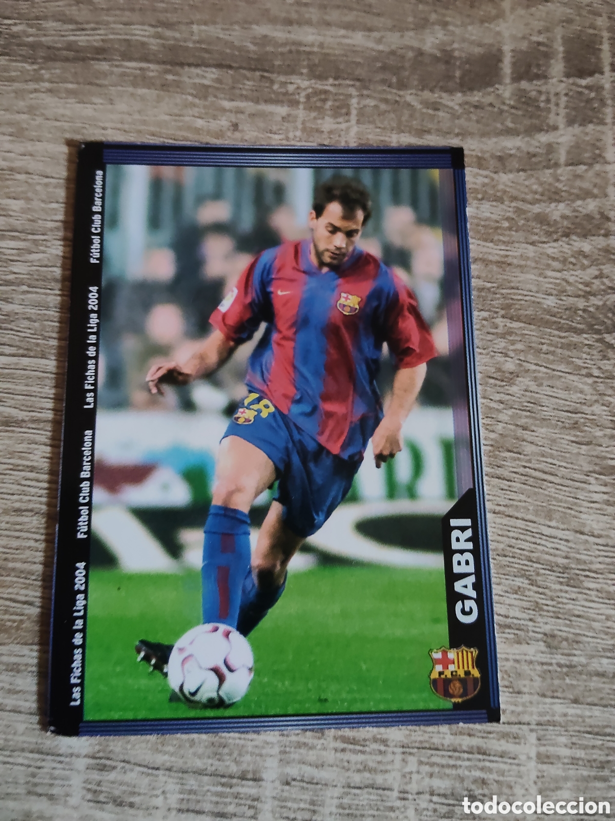 Cromos de f&uacute;tbol: Mundicromo las fichas de la liga 2004 145 Gabri Barcelona