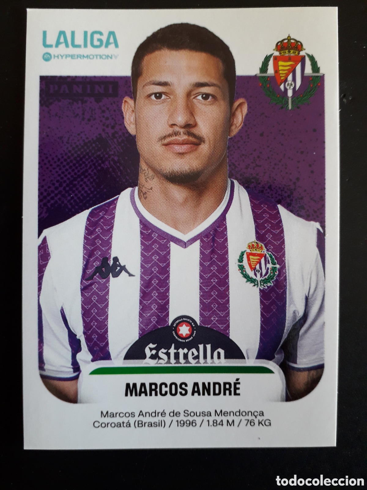 Figurine di Calcio: MARCOS ANDR&Eacute; VALLADOLID N&deg; 399 A LALIGA HYPERMOTION 25 26 2025 2026 PANINI SIN PEG PEDIDO M&Iacute;NIMO 3&euro;