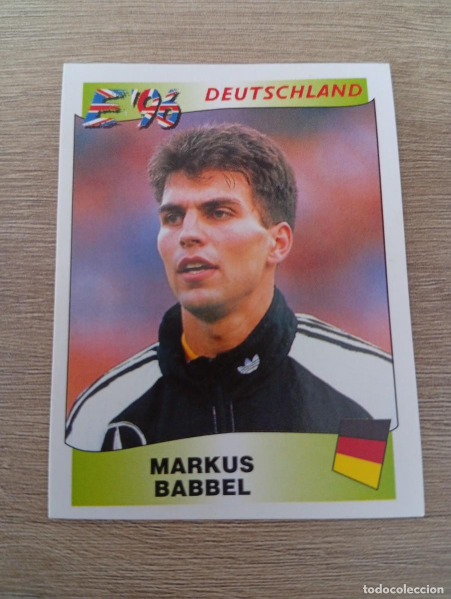 Cromos de f&uacute;tbol: MARKUS BABBEL 201 ALEMANIA EURO EUROCOPA 1996 96 PANINI NUNCA PEGADO