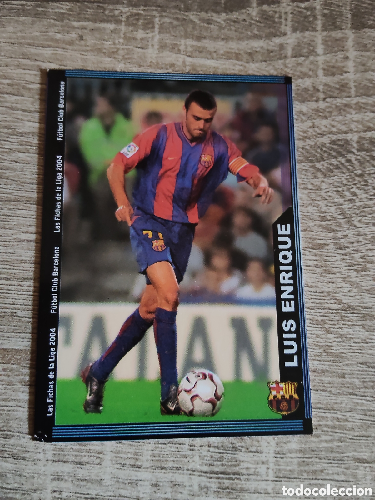 Cromos de f&uacute;tbol: Mundicromo las fichas de la liga 2004 253 Luis Enrique Barcelona