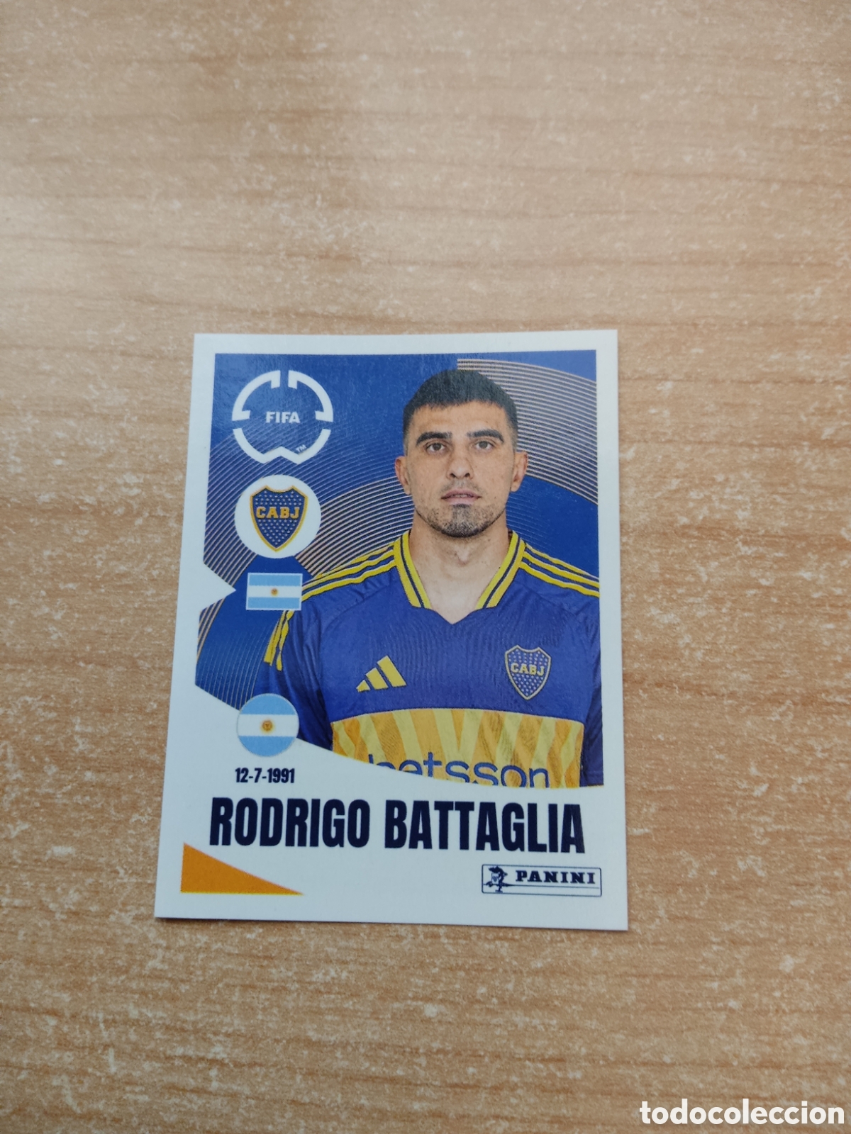 Cromos de f&uacute;tbol: 161 RODRIGO BATTAGLIA BOCA JUNIORS FIFA CLUB WORLD CUP 2025
