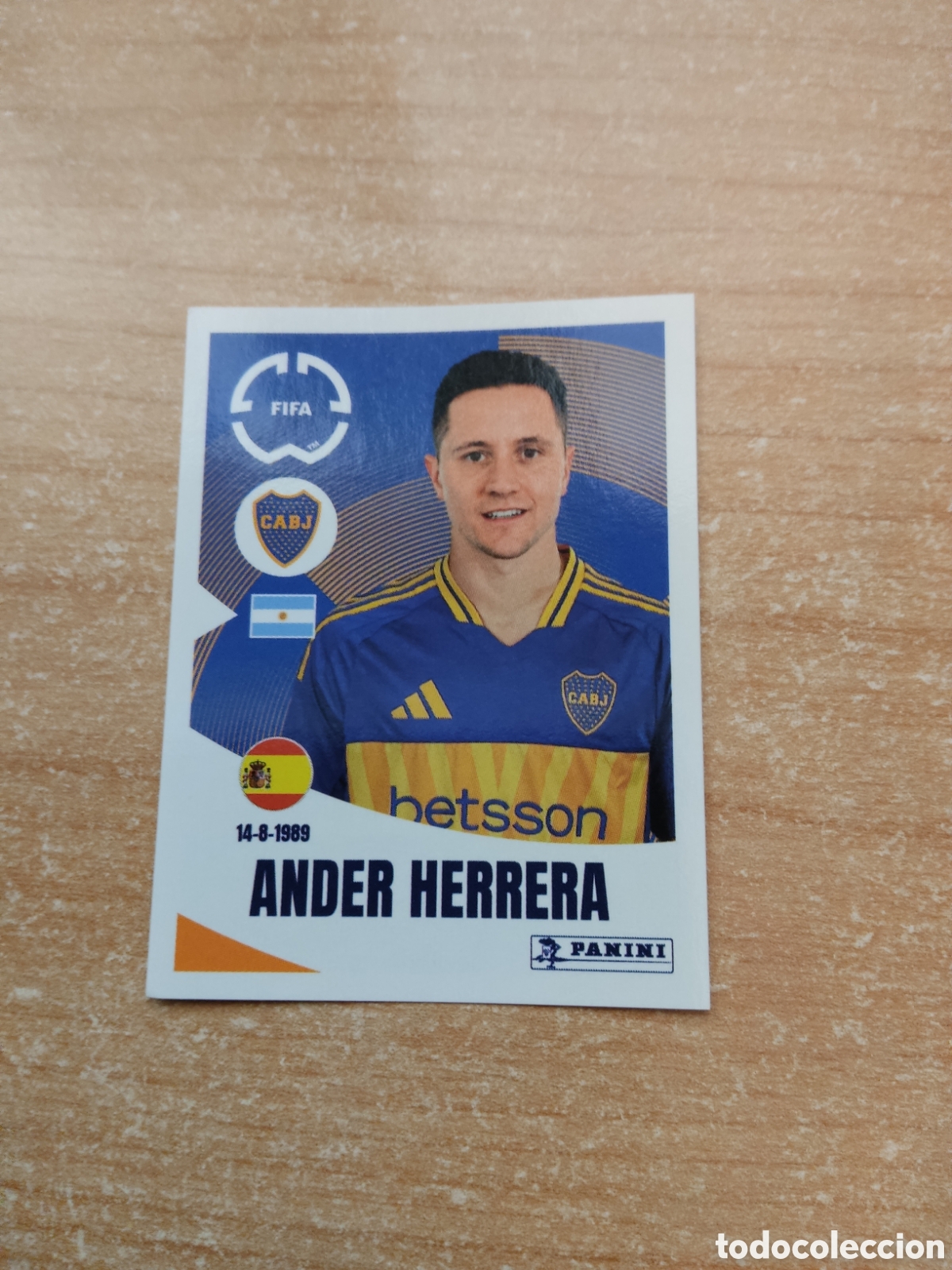 Cromos de f&uacute;tbol: 163 ANDER HERRERA BOCA JUNIORS FIFA CLUB WORLD CUP 2025