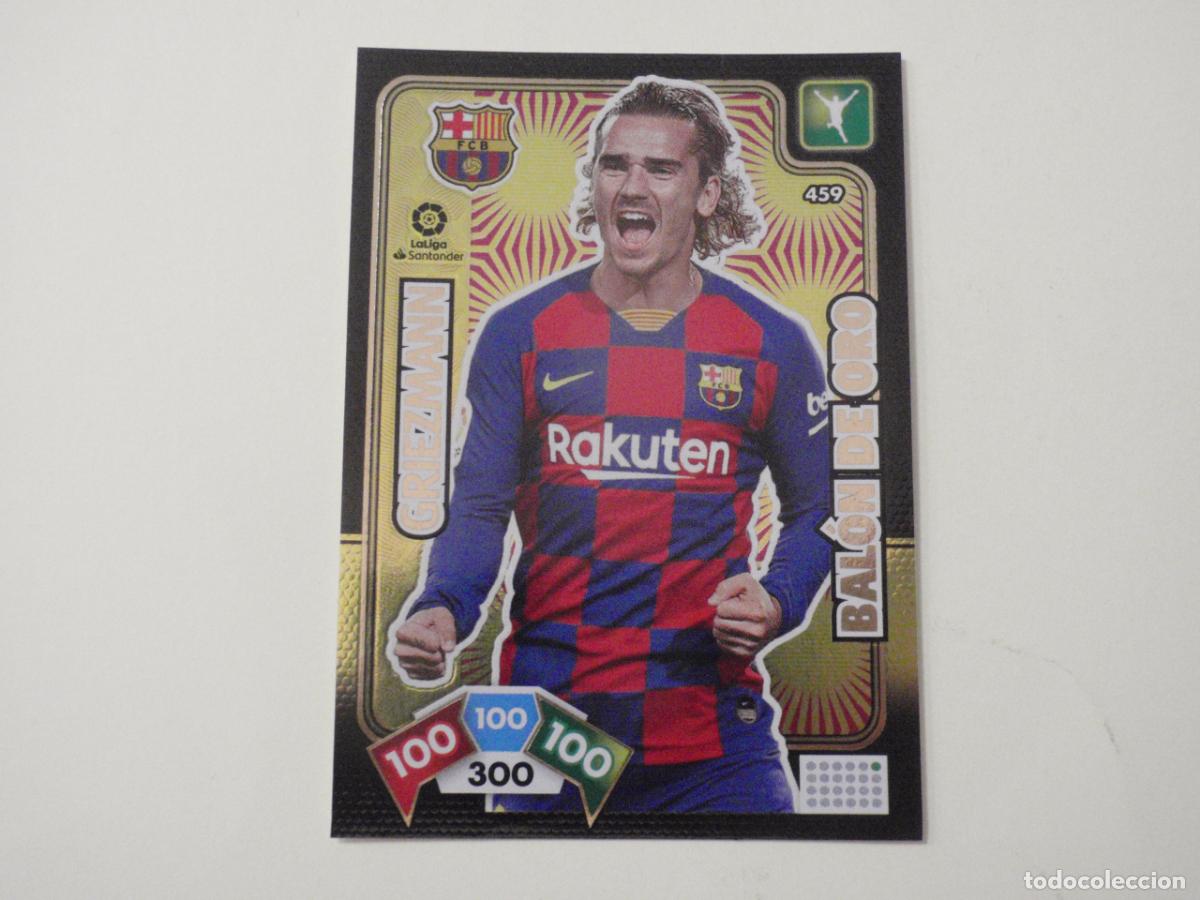 Cartes &agrave; collectionner de Football: Carta 459 GRIEZMANN Barcelona BALON DE ORO. Trading card Adrenalyn Liga 2019 2020. Panini 19 20