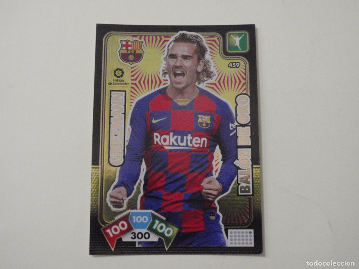 Figurine di Calcio: Carta 459 GRIEZMANN Barcelona BALON DE ORO. Trading card Adrenalyn Liga 2019 2020. Panini 19 20