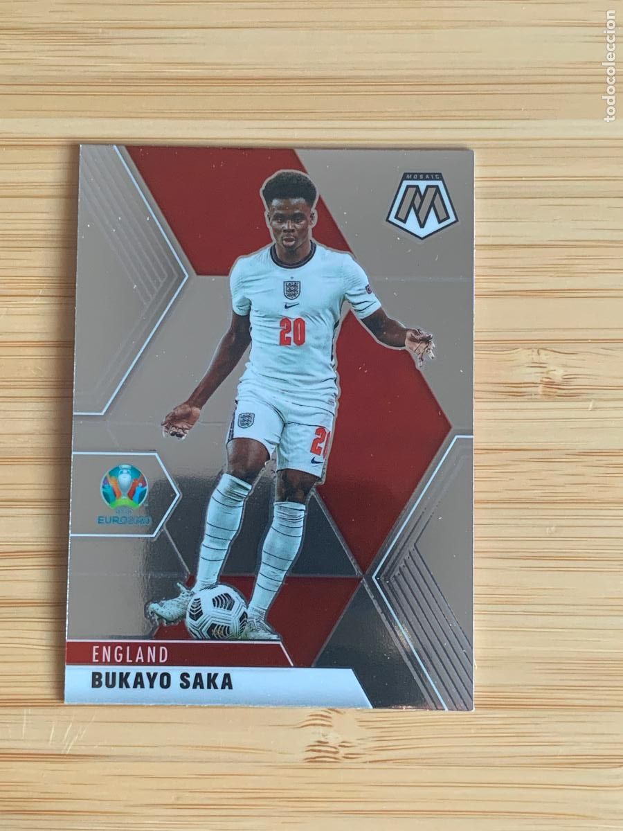 Cromos de f&uacute;tbol: BUKAYO SAKA - ENGLAND - PANINI MOSAIC EURO2020