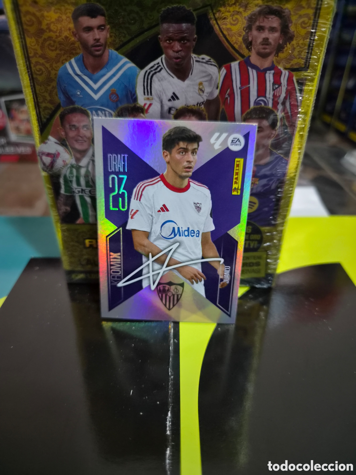 Cromos de f&uacute;tbol: N&deg;K14 Draft Kromix Juanlu Liga Este 26/27