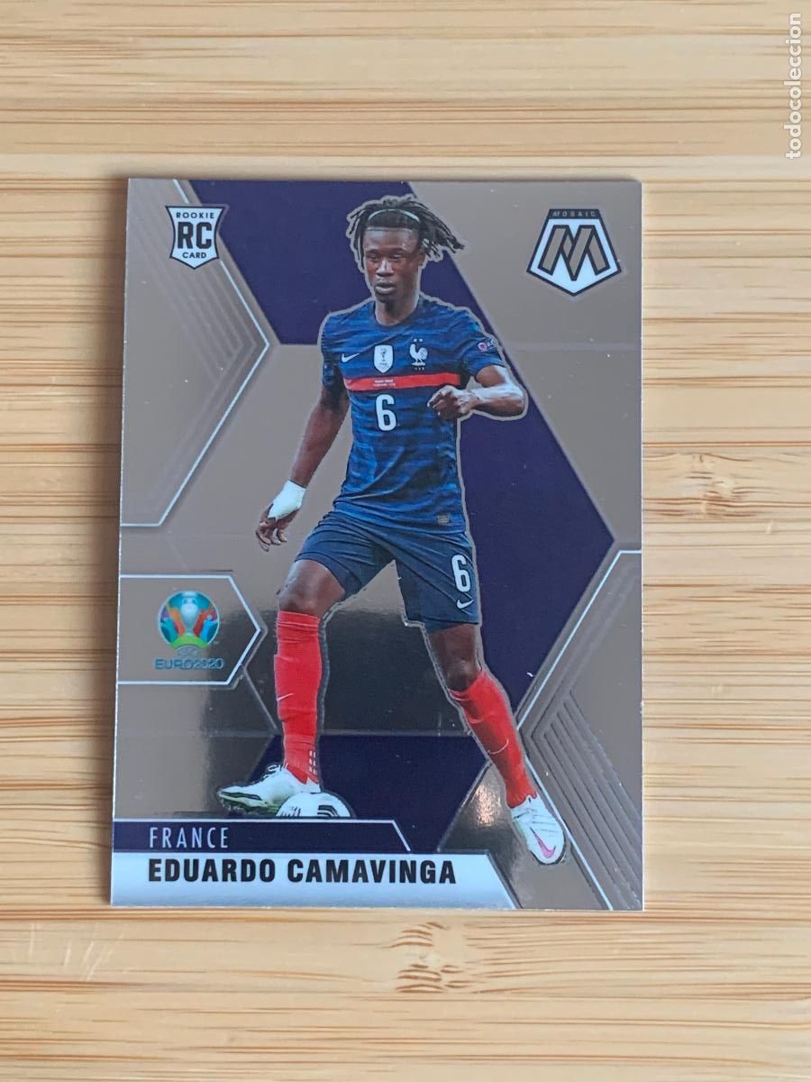 Cromos de f&uacute;tbol: EDUARDO CAMAVINGA - ROOKIE - FRANCE - PANINI MOSAIC EURO2020