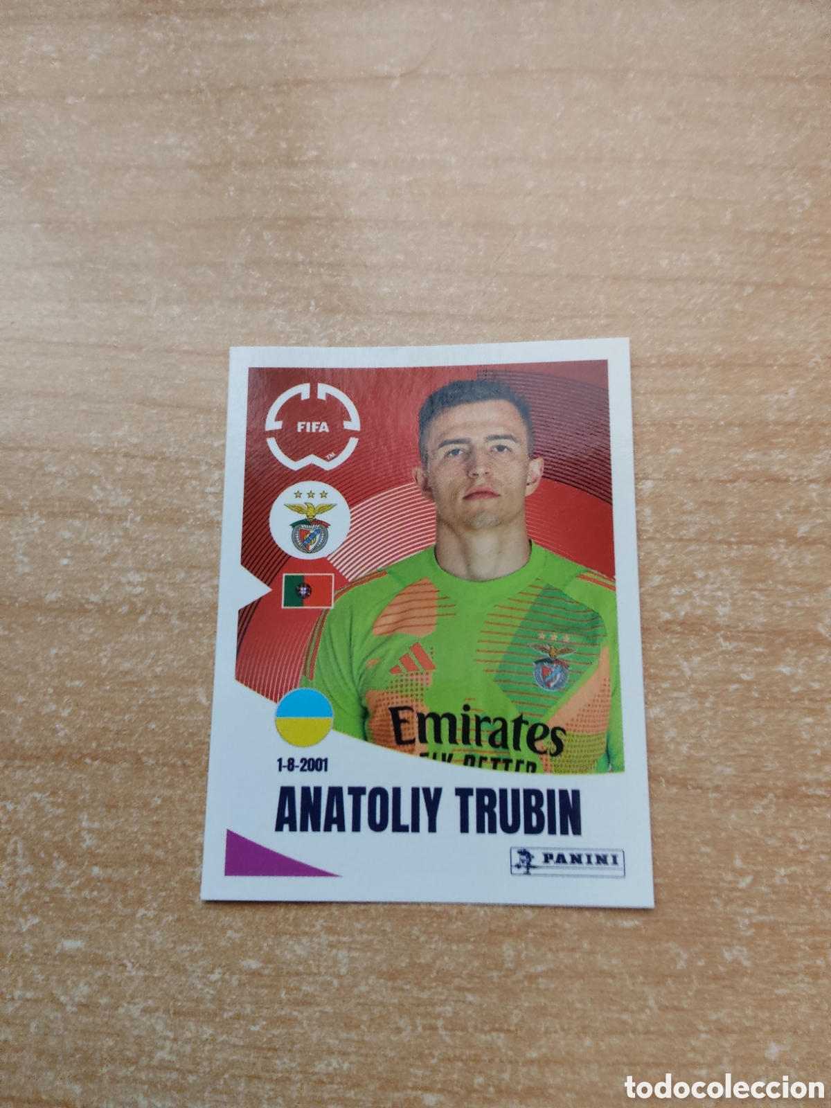 Cromos de f&uacute;tbol: 174 TRUBIN BENFICA FIFA CLUB WORLD CUP 2025