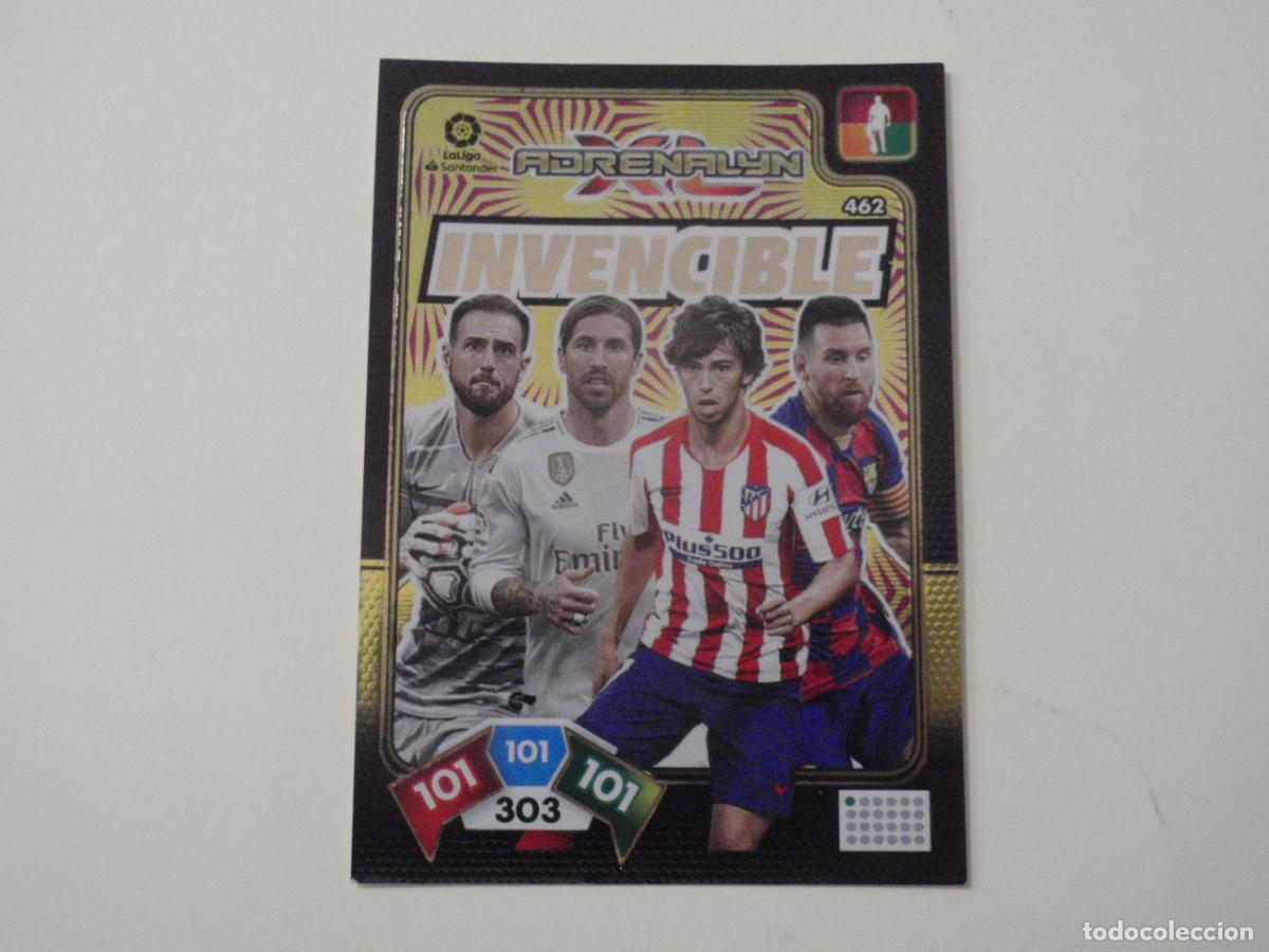 Cromos de f&uacute;tbol: Carta 462 CARTA INVENCIBLE. Trading card Adrenalyn Liga 2019 2020. Panini 19 20