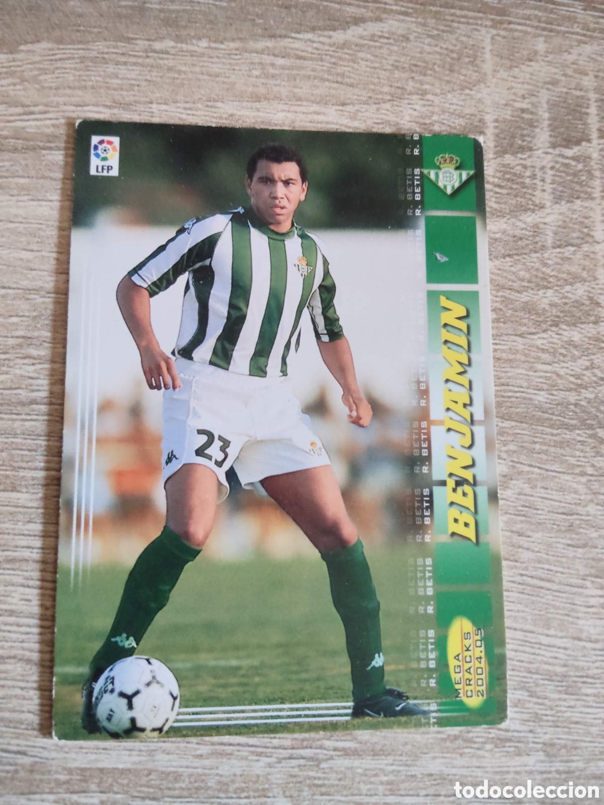 Cromos de f&uacute;tbol: Panini Megacracks 2004 2005 04 05 84 Benjam&iacute;n Real Betis