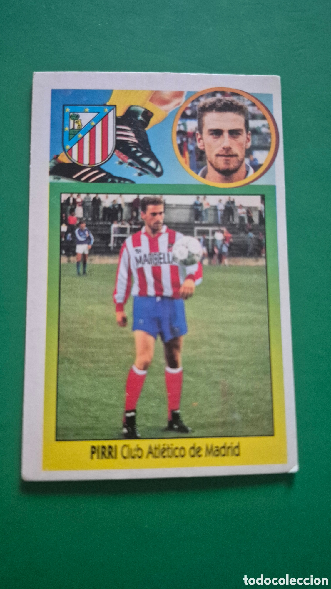 Cromos de f&uacute;tbol: CROMO LIGA ESTE PIRRI FICHAJE 17 ATLETICO MADRID NUNCA PEGADO SIN PEGAR 93 94 1993 1994
