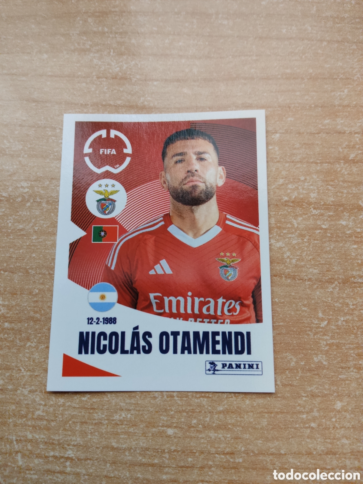 Cromos de f&uacute;tbol: 178 OTAMENDI BENFICA FIFA CLUB WORLD CUP 2025