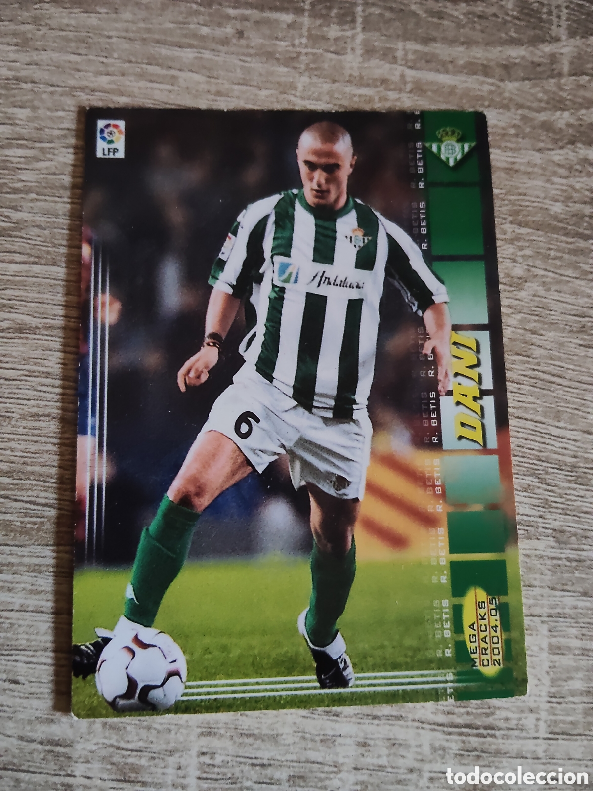 Cromos de f&uacute;tbol: Panini Megacracks 2004 2005 04 05 90 Dani Real Betis