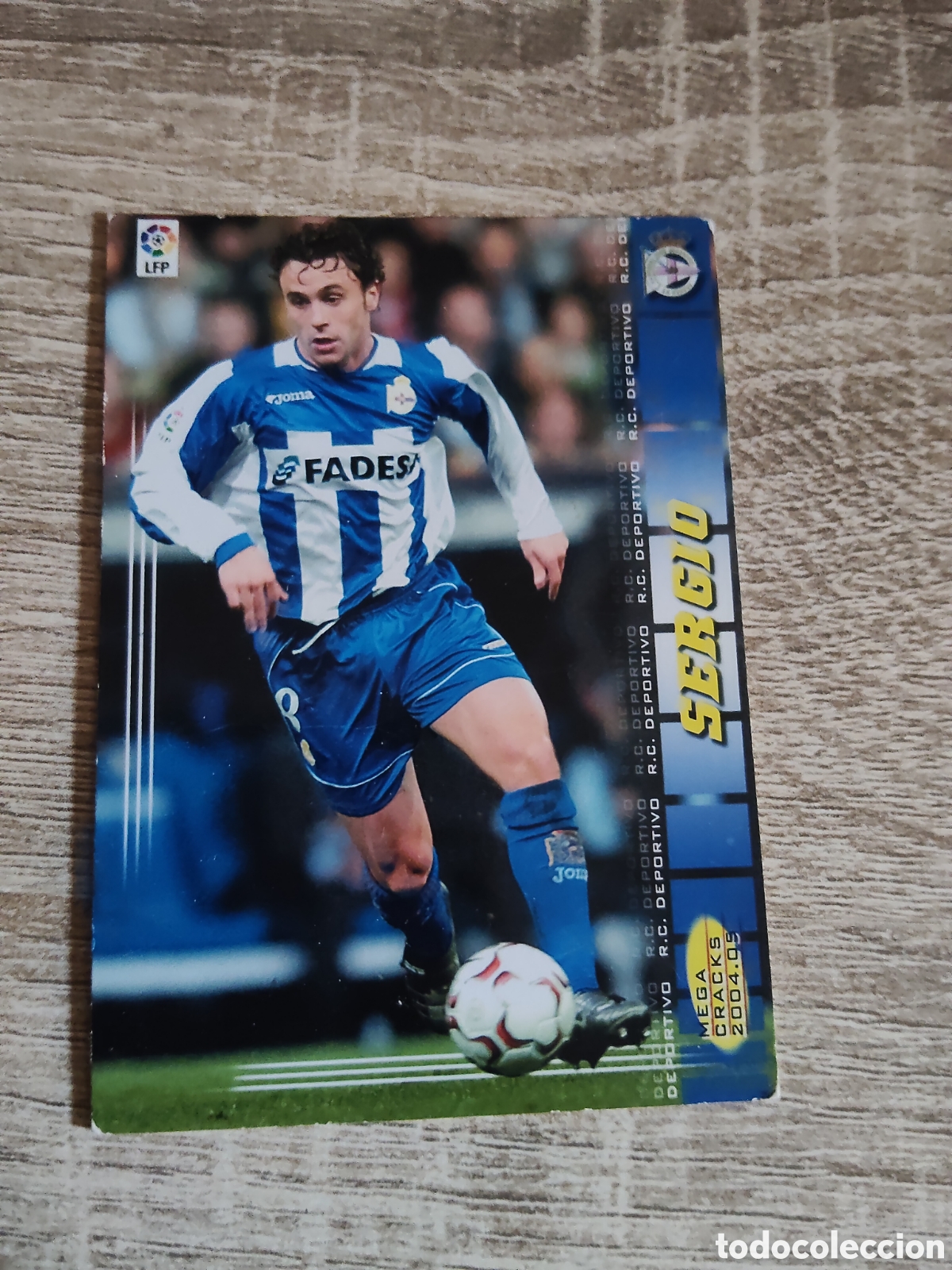 Cromos de f&uacute;tbol: Panini Megacracks 2004 2005 04 05 101 Sergio Deportivo de la Coru&ntilde;a