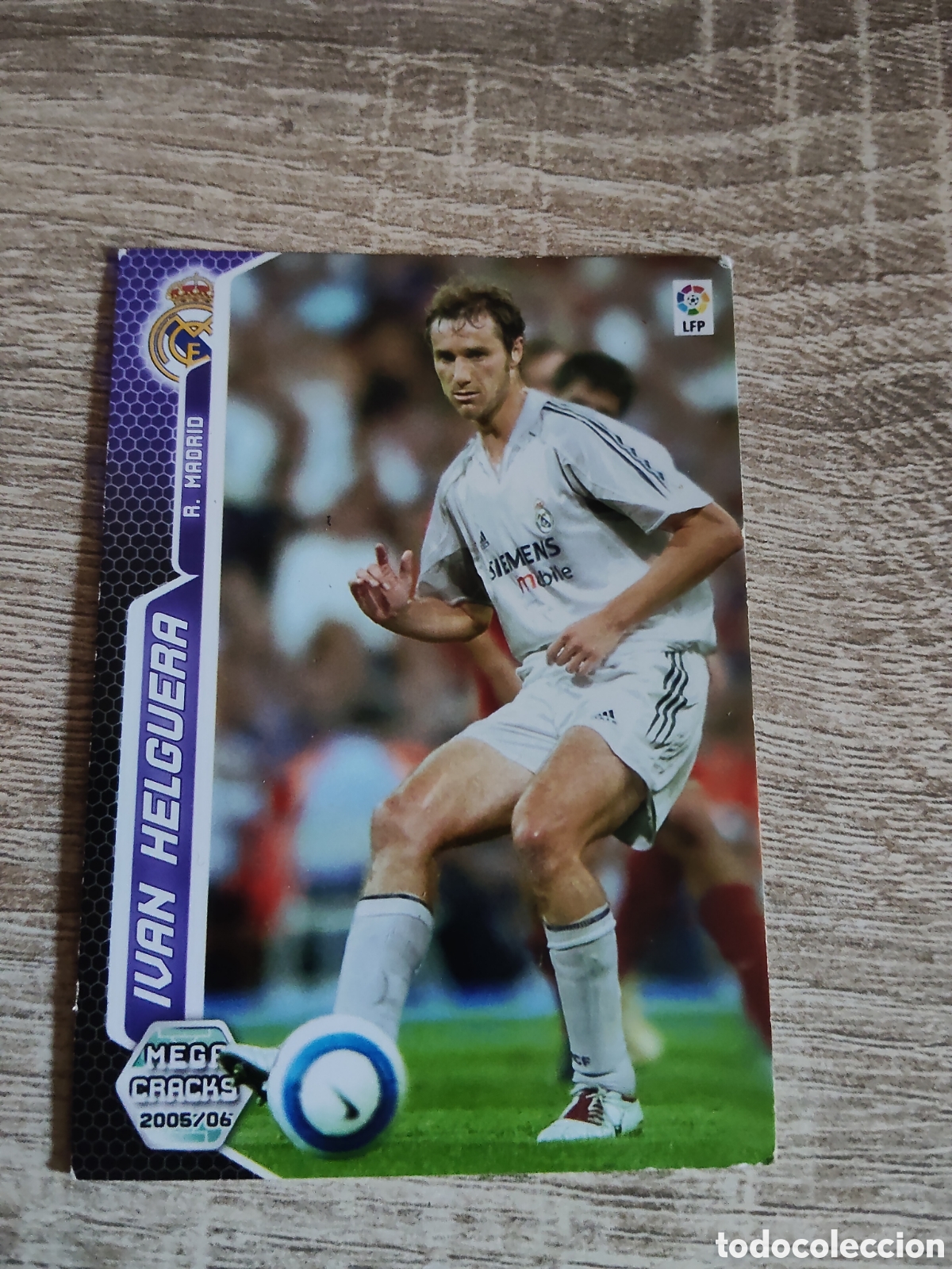 Cromos de f&uacute;tbol: Panini Megacracks 2005 2006 05 06 184 Helguera Real Madrid