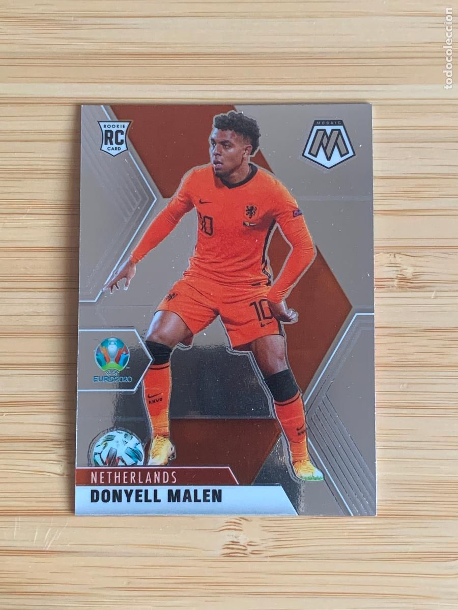 Cromos de f&uacute;tbol: DONYELL MALEN - ROOKIE - NETHERLANDS - PANINI MOSAIC EURO2020