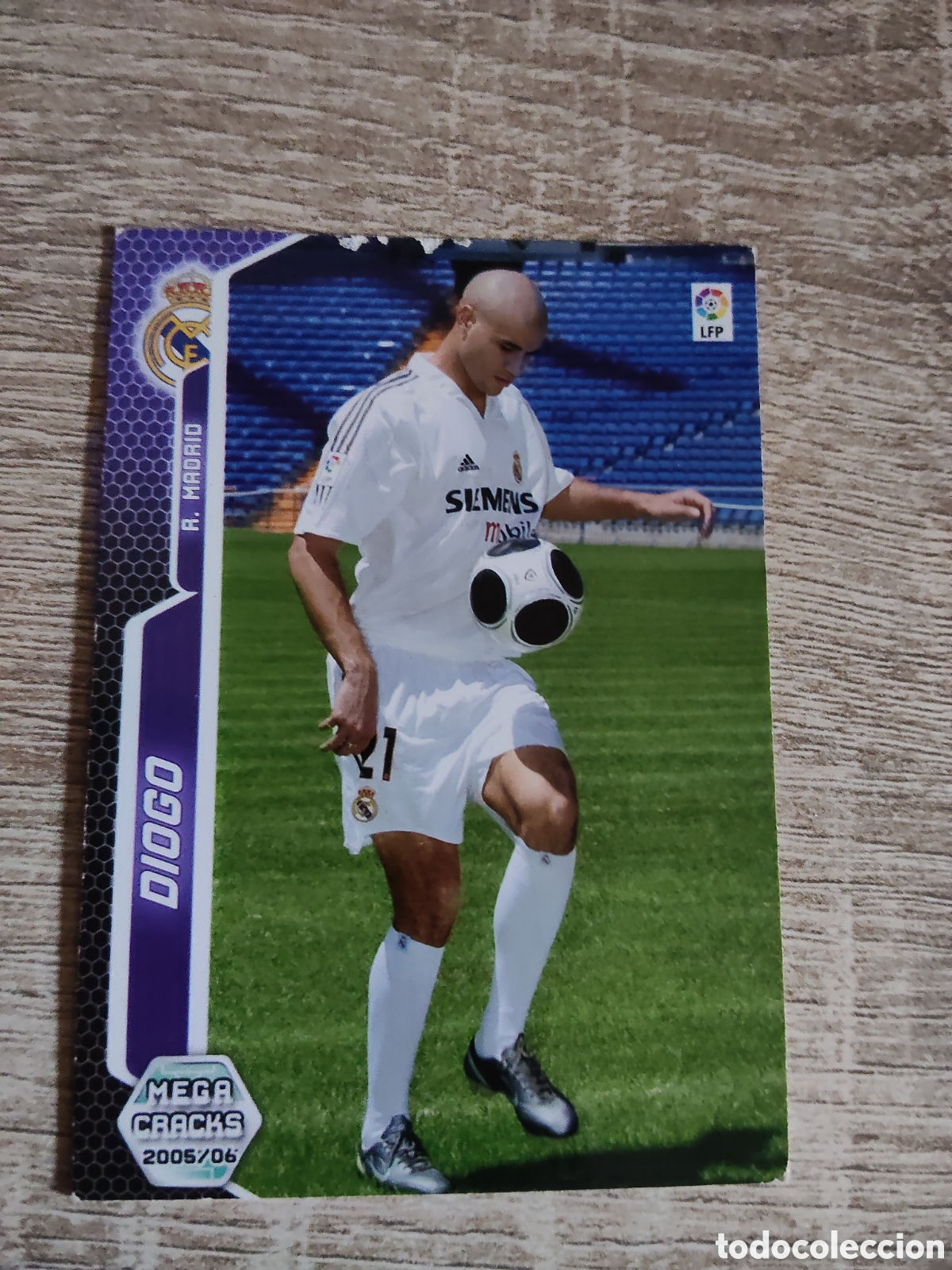 Cromos de f&uacute;tbol: Panini Megacracks 2005 2006 05 06 190 Diogo Real Madrid