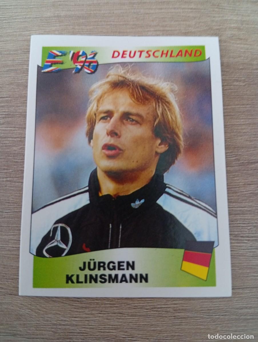 Figurine di Calcio: JURGEN KLINSMANN 210 ALEMANIA EURO EUROCOPA 1996 96 PANINI NUNCA PEGADO