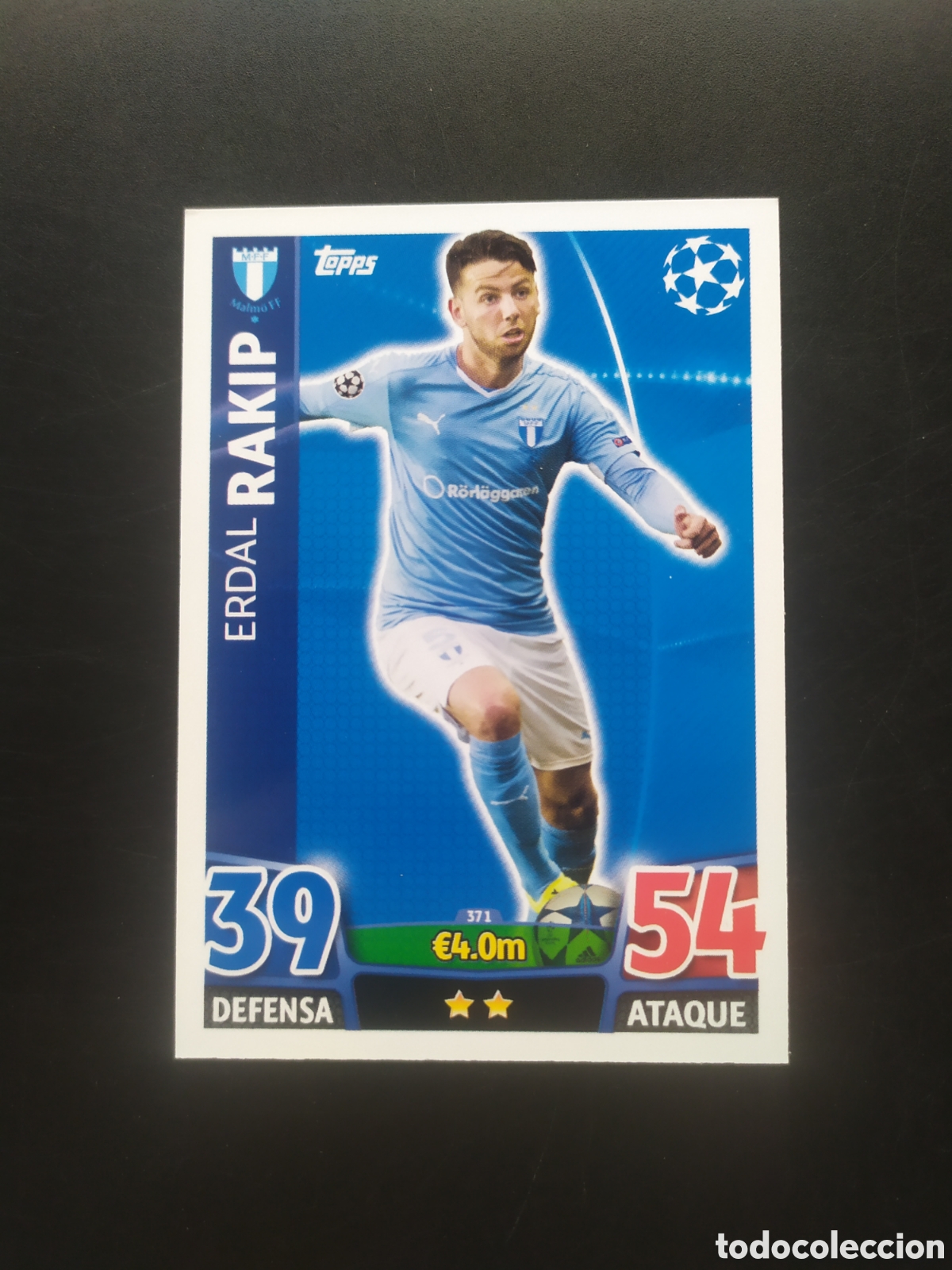 Figurine di Calcio: UEFA Champions match attax topps 2015 2016 15 16 Rakip n&deg; 371 Malmo FF