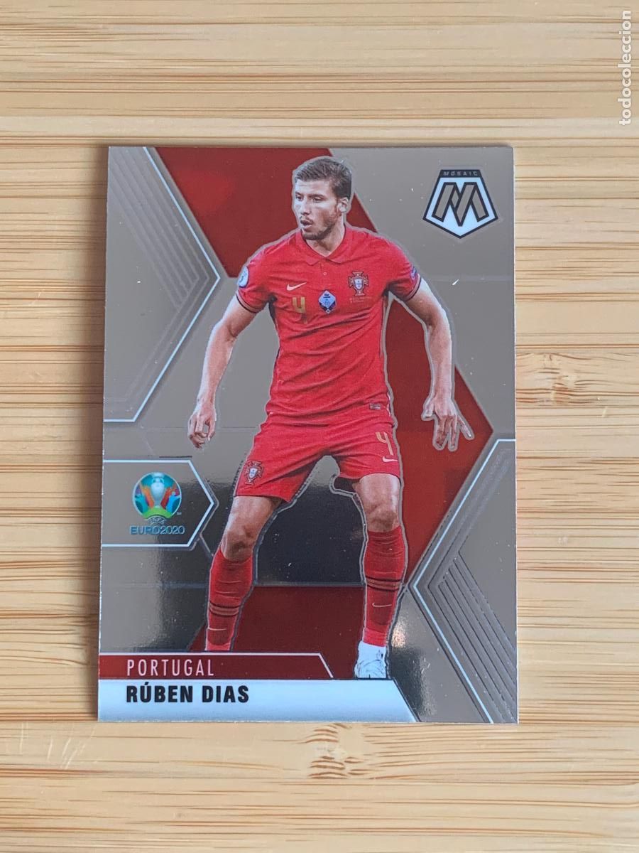 Cromos de f&uacute;tbol: RUBEN DIAS - PORTUGAL - PANINI MOSAIC EURO2020