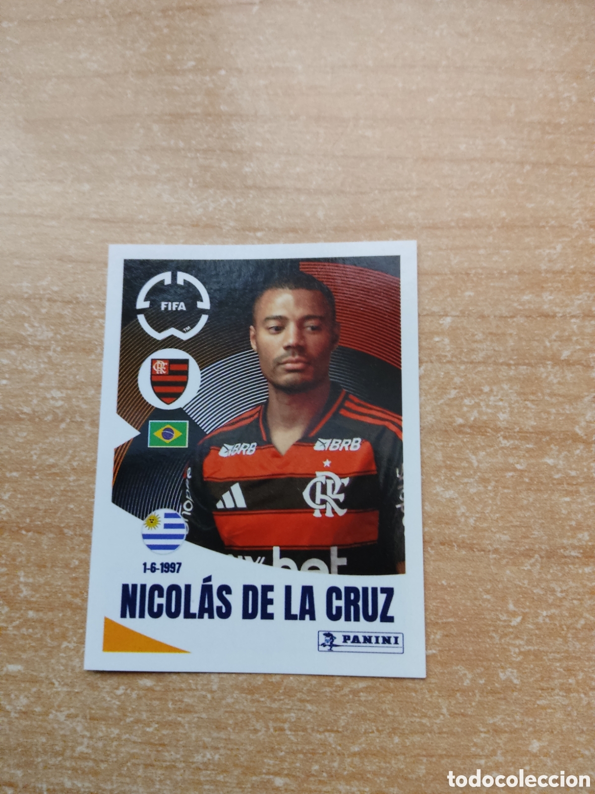 Cromos de f&uacute;tbol: 198 NICOLAS DE LA CRUZ FLAMENGO FIFA CLUB WORLD CUP 2025