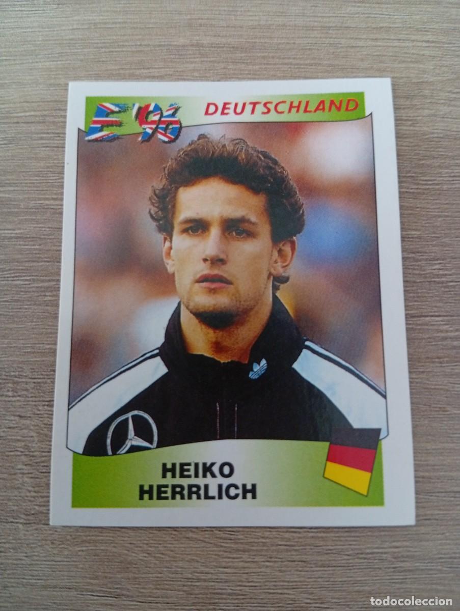 Cromos de f&uacute;tbol: HEIKO HERRLICH 212 ALEMANIA EURO EUROCOPA 1996 96 PANINI NUNCA PEGADO