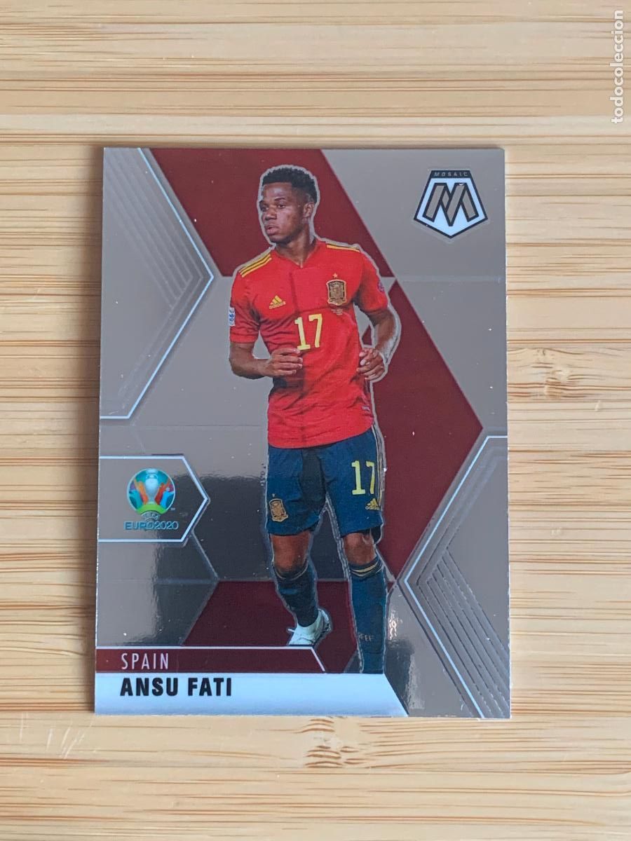 Cromos de f&uacute;tbol: ANSU FATI - SPAIN - PANINI MOSAIC EURO2020