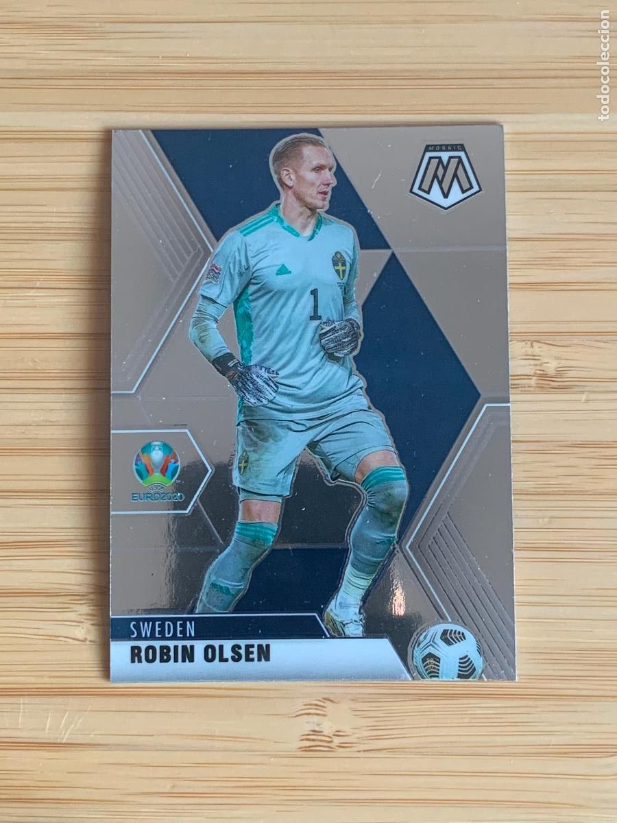 Cromos de f&uacute;tbol: ROBIN OLSEN - SWEDEN - PANINI MOSAIC EURO2020