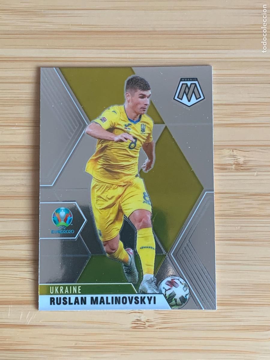 Cromos de f&uacute;tbol: RUSLAN MALINOVSKYI- UKRAINE - PANINI MOSAIC EURO2020