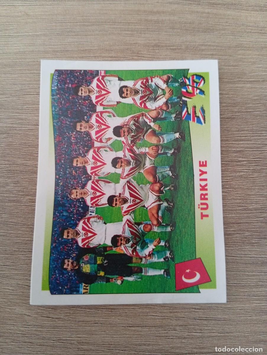 Cromos de f&uacute;tbol: ALINEACION TURQUIA 316 EURO EUROCOPA 1996 96 PANINI NUNCA PEGADO